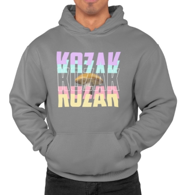 BLUZA Z KAPTUREM grzybowa KOZAK